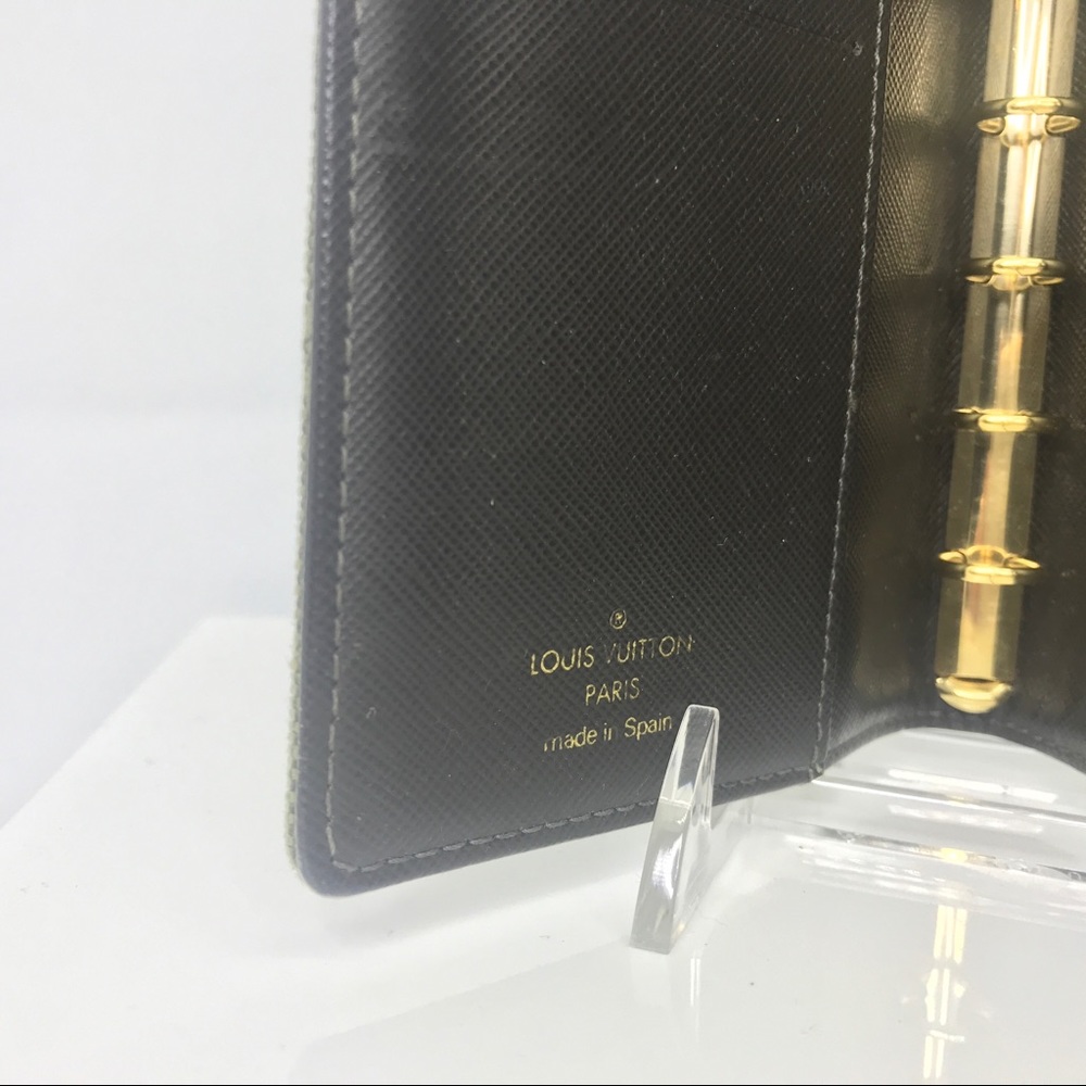 Louis Vuitton Monogram Agenda Wallet PM Mini Lin - Picture 7 of 8